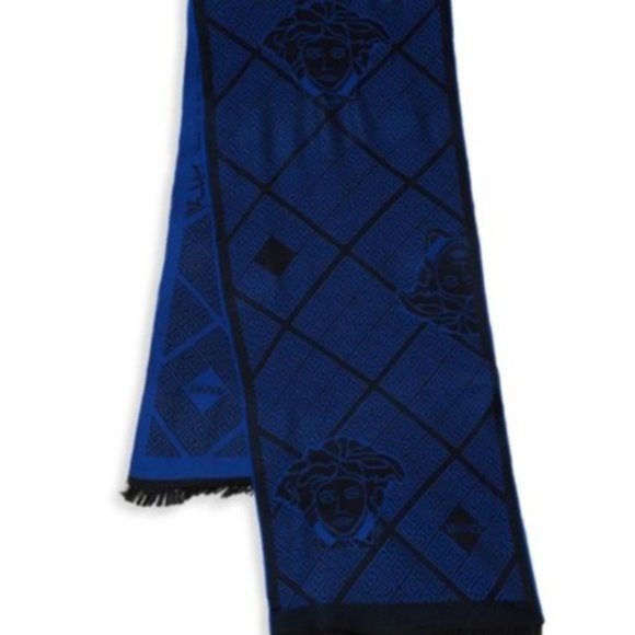 Versace Other - Versace Wool Scarf Medusa Design Brand New